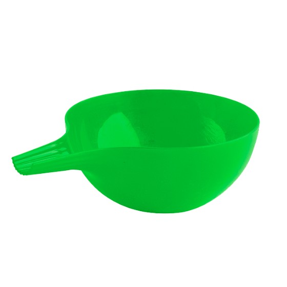 Kitchen Utensil - Plastic scooper 400ml  (BPA FREE,  Polypropylene) green