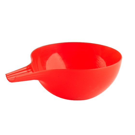 Kitchen Utensil - Plastic scooper 400ml  (BPA FREE,  Polypropylene) red