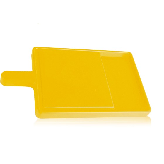 Kitchen utensil- Handle cutting board 16.6x29.5 cm (BPA FREE Polypropyle) Yellow