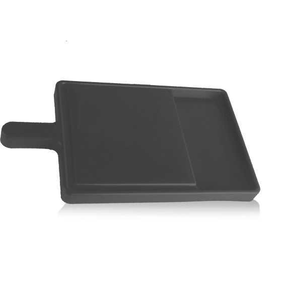Kitchen utensil- Handle cutting board 16.6x29.5 cm (BPA FREE Polypropyle) Black