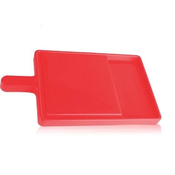 Kitchen utensil- Handle cutting board 16.6x29.5 cm (BPA FREE Polypropyle) Red