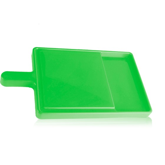 Kitchen utensil- Handle cutting board 16.6x29.5 cm (BPA FREE Polypropyle) Green