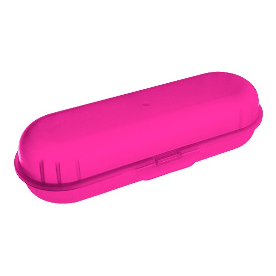 Kitchen Goods-Hot dog container 20cm (BPA FREE Polypropyle) Pink