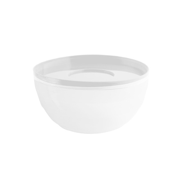 Kitchen utensil -  Round Bowl  250ml (BPA FREE Polypropylene) White lid