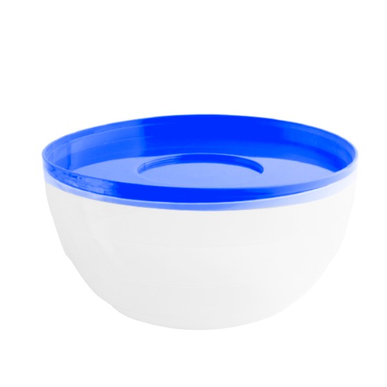 Kitchen utensil -  Round Bowl  500ml (BPA FREE Polypropylene) blue lid