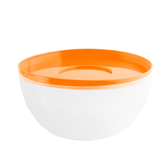Kitchen utensil -  Round Bowl  500ml (BPA FREE Polypropylene) Orange lid