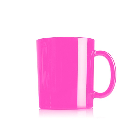 Kitchen utensil- Coffe cup 450ml  8.7 x 10.4 cm (BPA FREE)(Material AS) Pink
