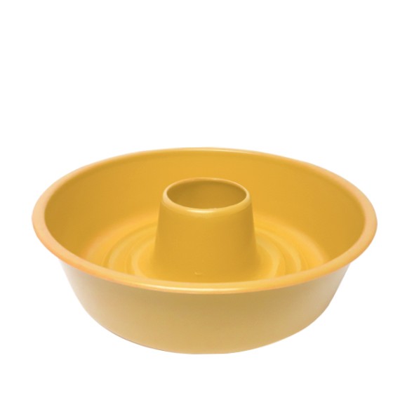 Kitchen utensil- Jelly mold 1000ml(22.4 x 6.4cm) (BPA FREE Polypropylene) Yellow