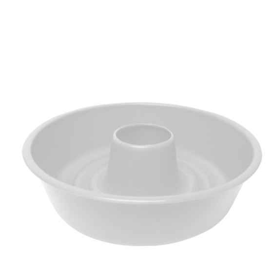 Kitchen utensil- Jelly mold 1000ml (22.4 x 6.4cm) (BPA FREE Polypropylene) White