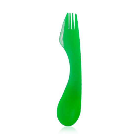 Kitchen utensil- Fork 3 in 1. 17.2cm (BPA FREE Polypropylene) Green
