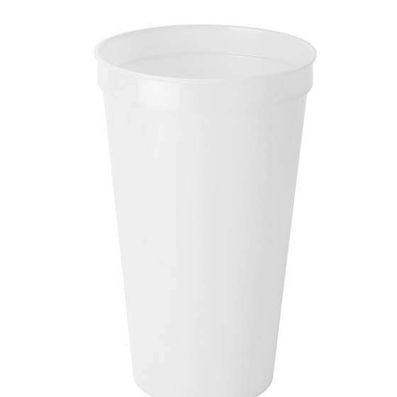 Table utensil. Stadium glass 1000ml  (BPA FREE, Polypropylene) White
