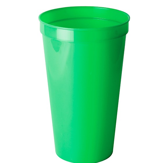 Table utensil. Stadium glass 1000ml  (BPA FREE, Polypropylene) Green