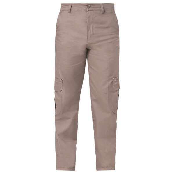 Beige Cargo Style Pants Form Men