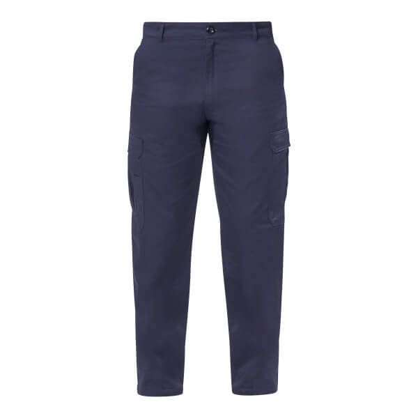 Navy Cargo Style Pants For Men