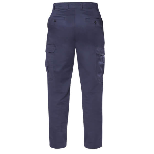 Navy Cargo Style Pants For Men
