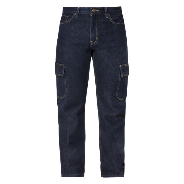Denim Cargo Style Pants For Men