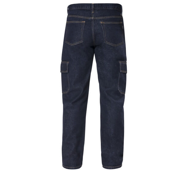 Denim Cargo Style Pants For Men