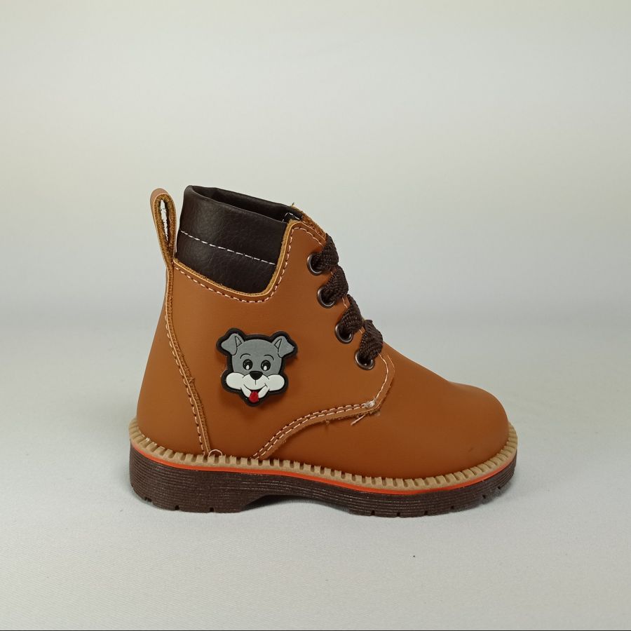 Pate With Puppy Detail Industrial Style Boots / Boot-Style Footwear / Youth Boot-Style Sneakers