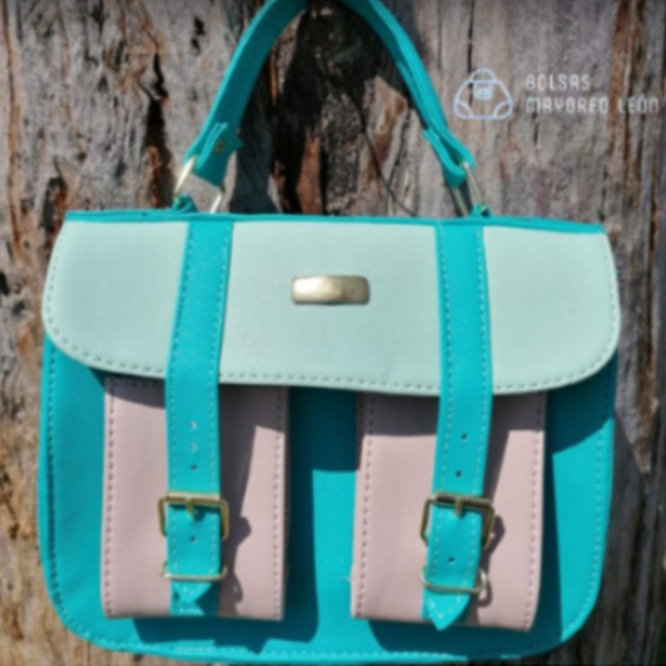 Aqua Blue Crossbody Bag