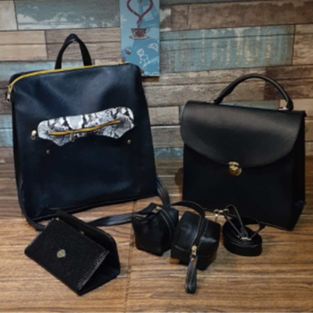 Monica Premium 5 Piece Bags Set