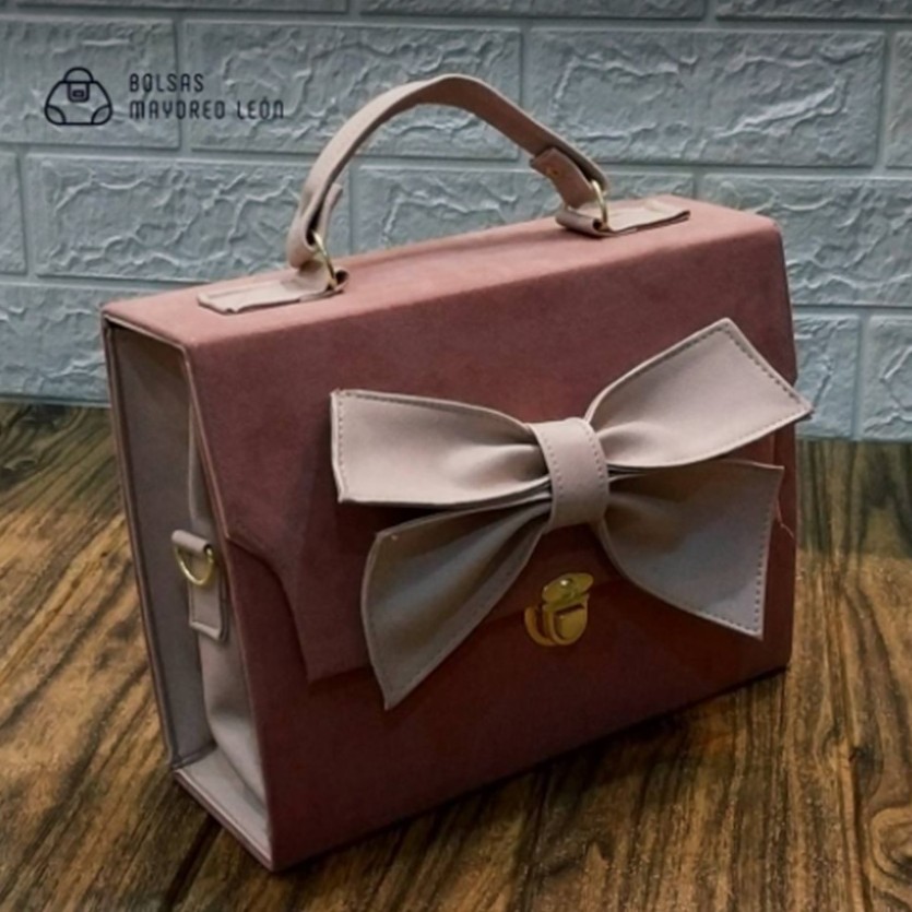 Consuelo Pink Suede Bag