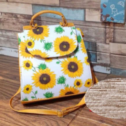 Annia Beige And Sunflowers Backpack