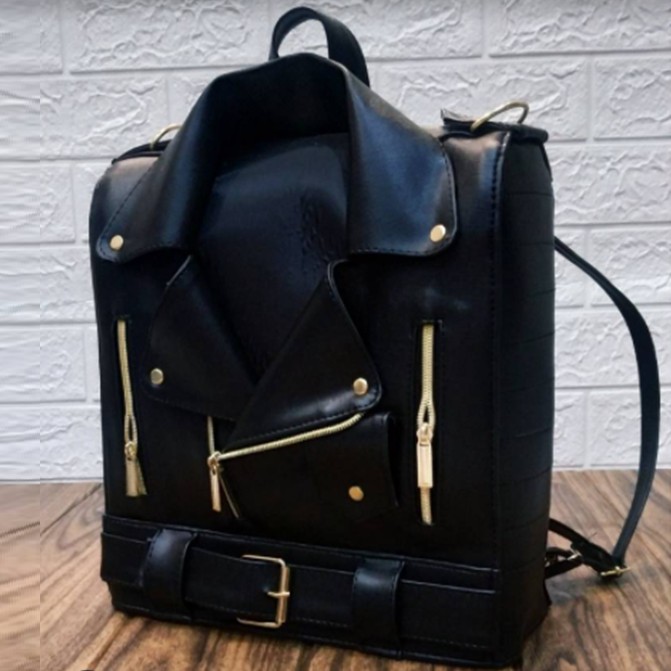 Black Jacket Design Premium Backpack