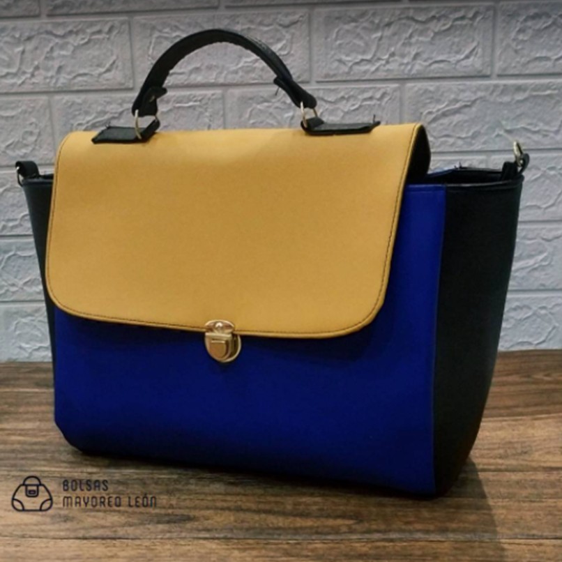 Dessy Blue And Yellow Premium Bag