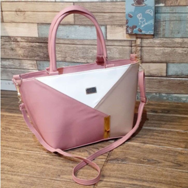 3 Color Pink-Cream-White Premium Bag