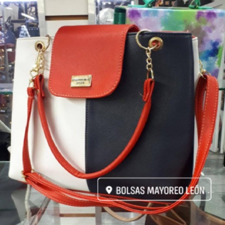 Red-White-Navy Vicky Premium Bag