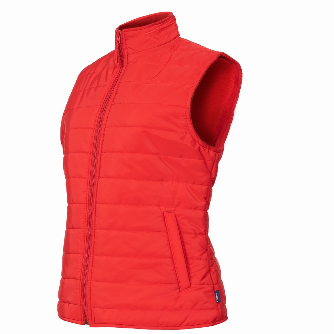 Unisex Fine Polyester Vest - San Cristobal Style - Red Color