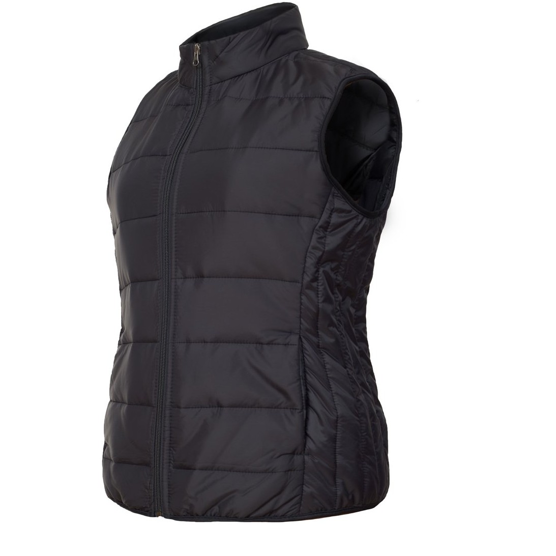 Light Nylon  Puffer Vest- Tequila Style - Black Color