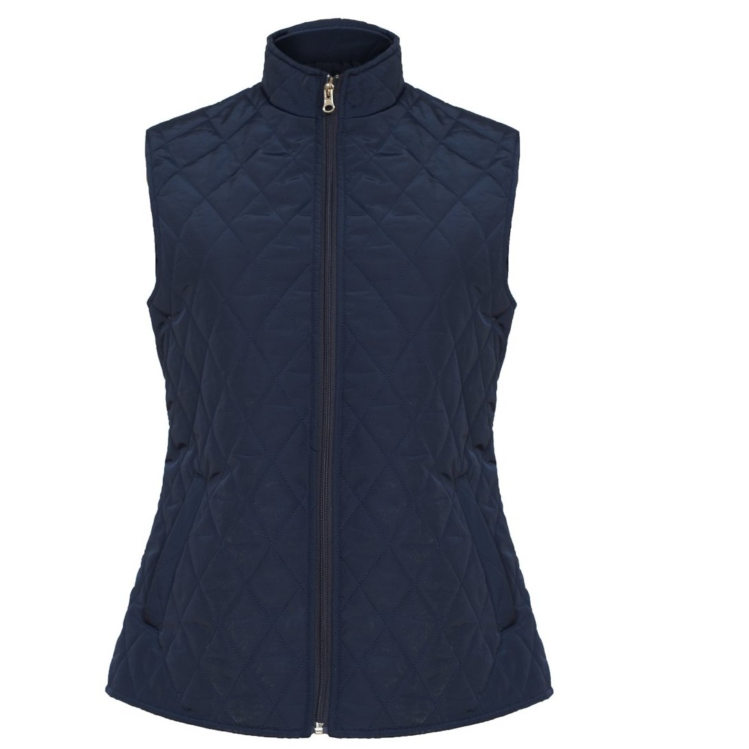 Unisex Fine Polyester Vest- Leon Style - Navy Blue