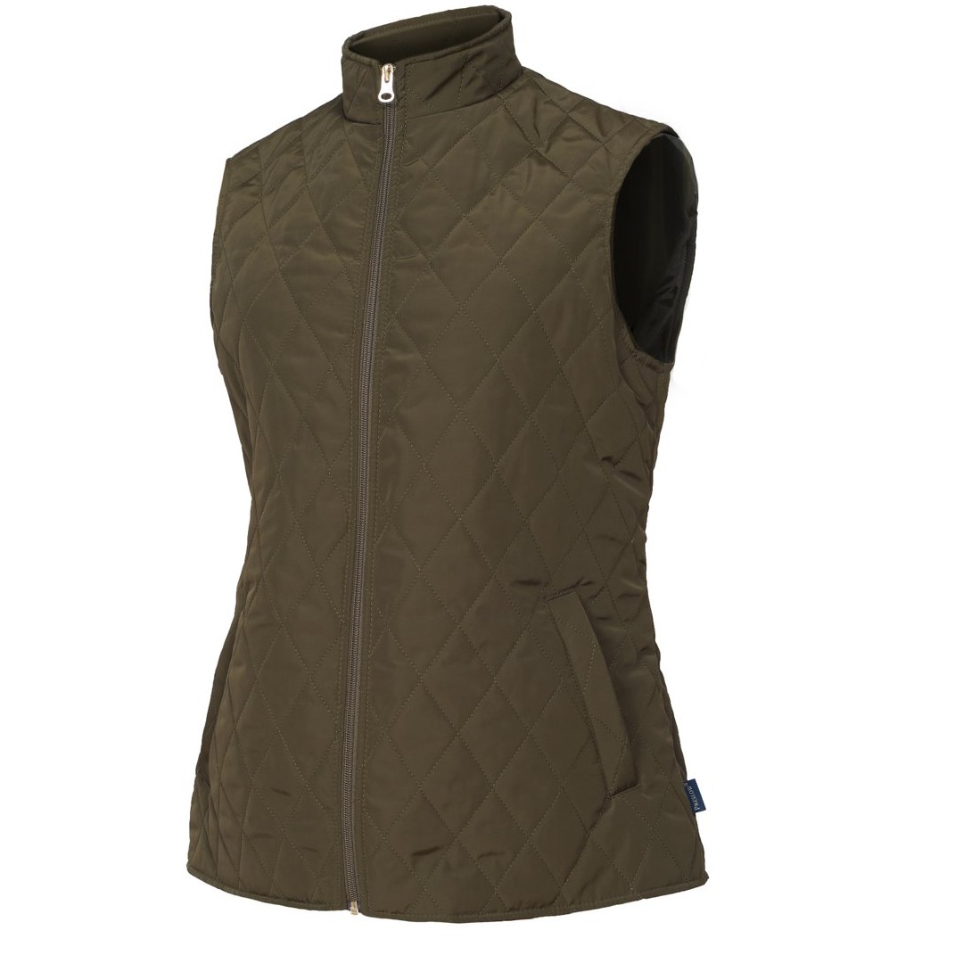 Unisex Fine Polyester Vest- Leon Style - Olive Green