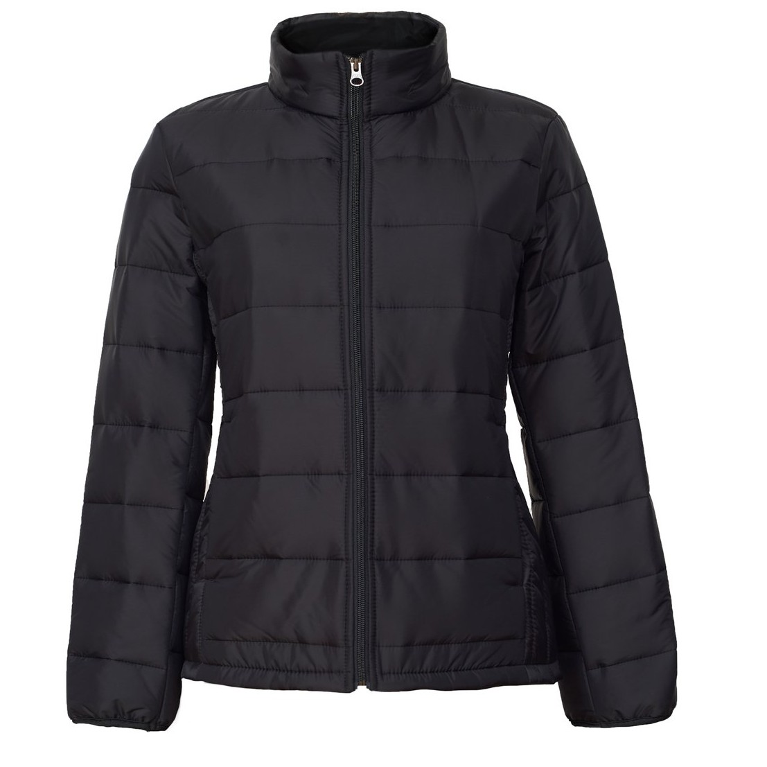 Unisex Nylon  Puffer Jacket- Linares Style- Black Color