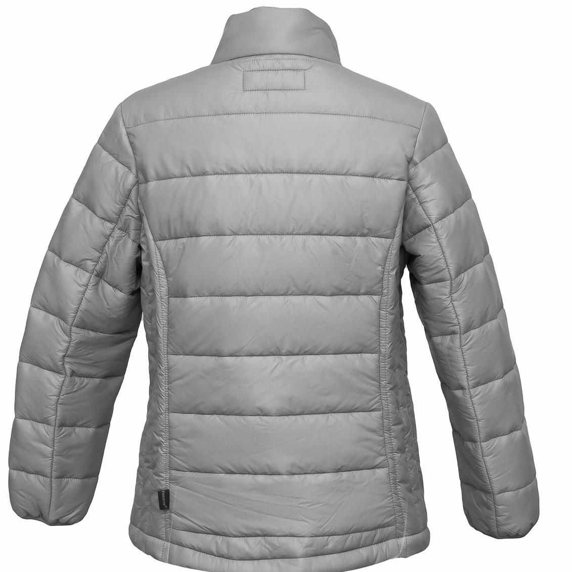 Light Nylon Puffer Jacket- Linares Style- Navy Silver Color