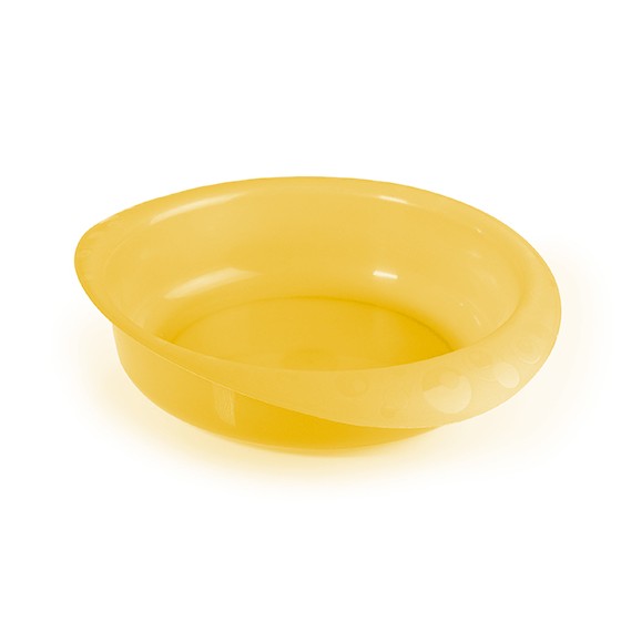 Yellow Deep Plate For Baby BPA Free