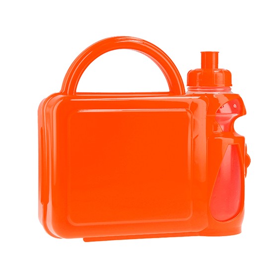 Orange Lunch Box For Kids With 500 ml Bottle BPA Free