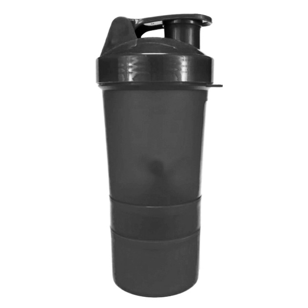 Black Gym Bottle Shaker 580 ml
