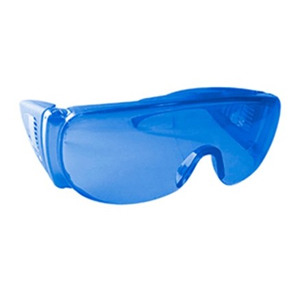 Blue Safety Glasses 1.90+/- 0.5 (mm)
