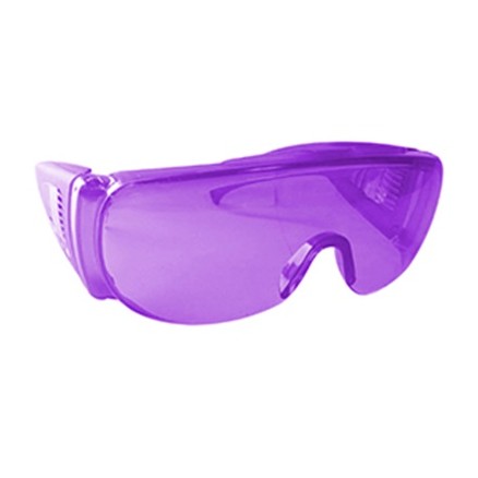 Purple Safety Glasses 1.90+/- 0.5 (mm)