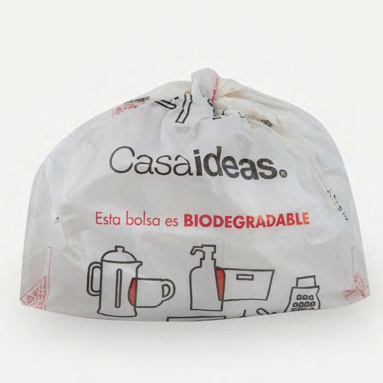 Biodegradable Plastic Bag with Gusseted Bottom in Different Sizes