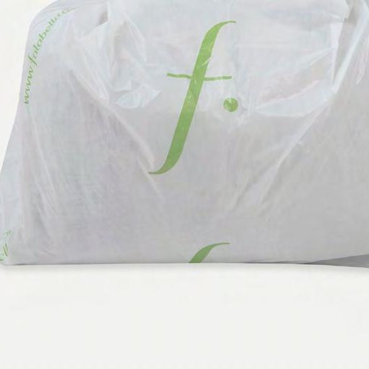 Biodegradable Plastic Bag with Gusseted Bottom in Different Sizes