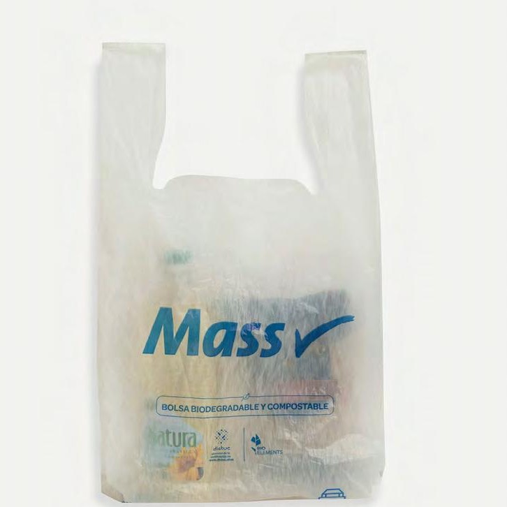 Customizable Biodegradable Plastic Bag Tshit Style