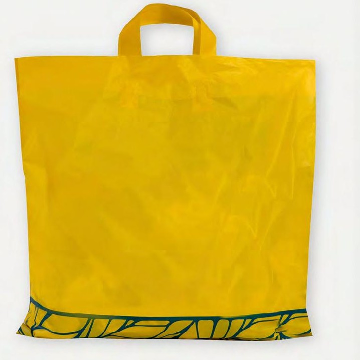 Biodegradable Bag with Flange Style Handles - Customizable