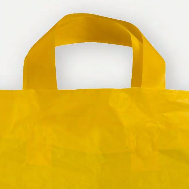 Biodegradable Bag with Flange Style Handles - Customizable