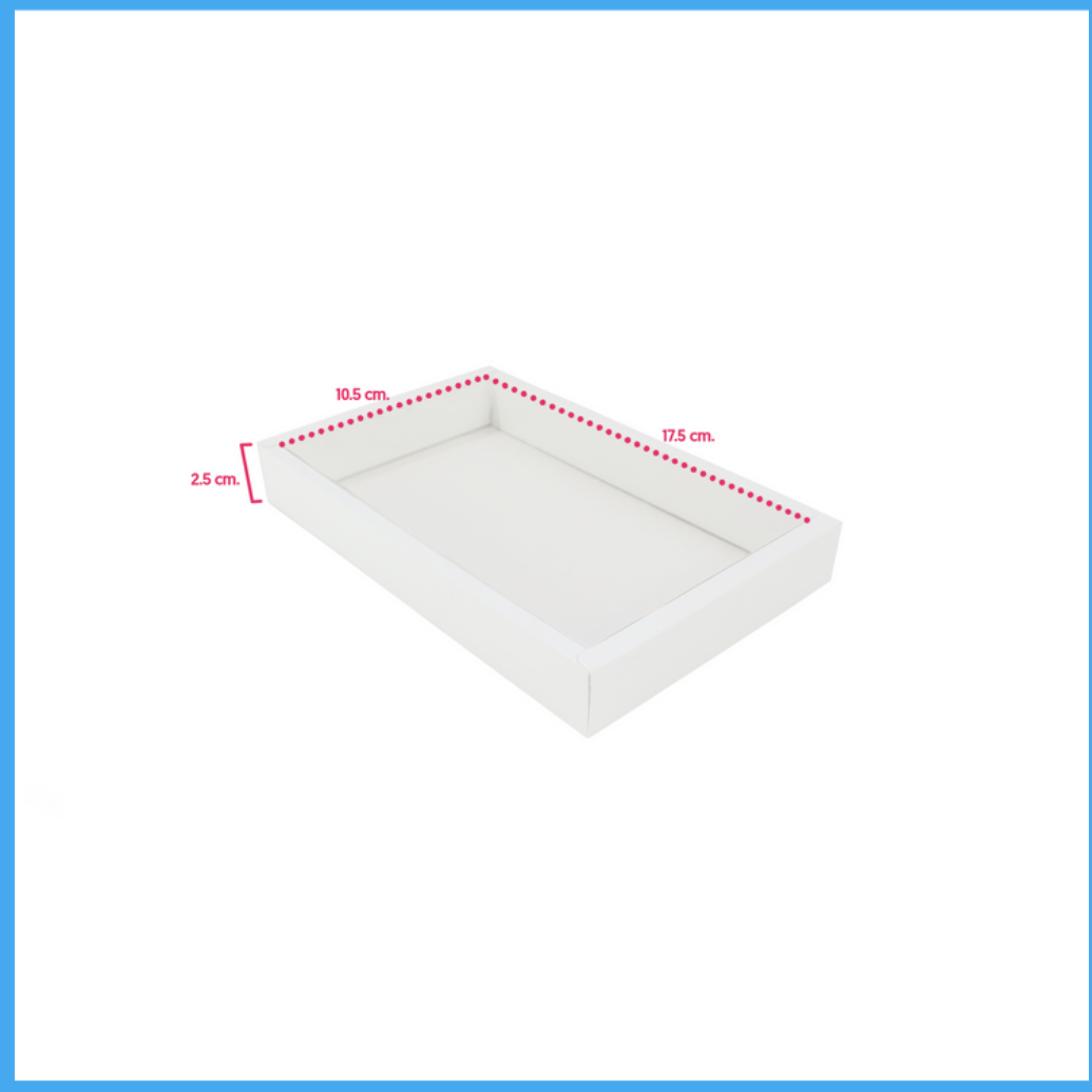 Premium White Rectangular Cardboard Box - Recycled Material