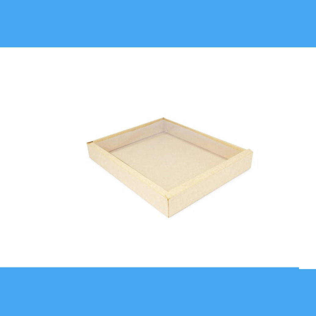 Kraft Color Rectangular Cardboard Box for Chocolates - Recycled Material