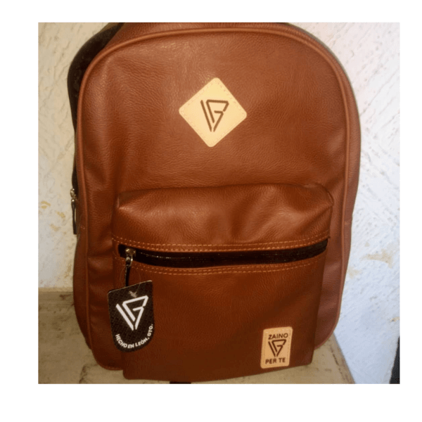 Canvas and vinyl backpacks with laptop bag
