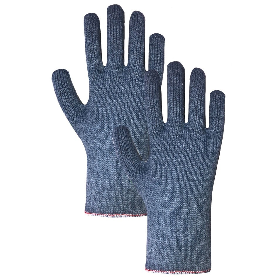 Medium Weight Cotton Multicolor Knitted Gloves GK-13M